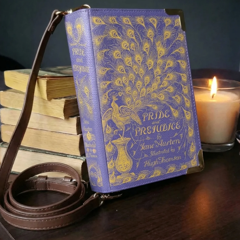 Literary Book Crossbody Bag